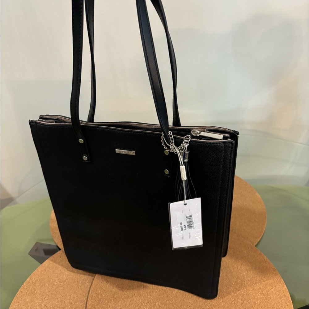 Elegant Black Tote Bag